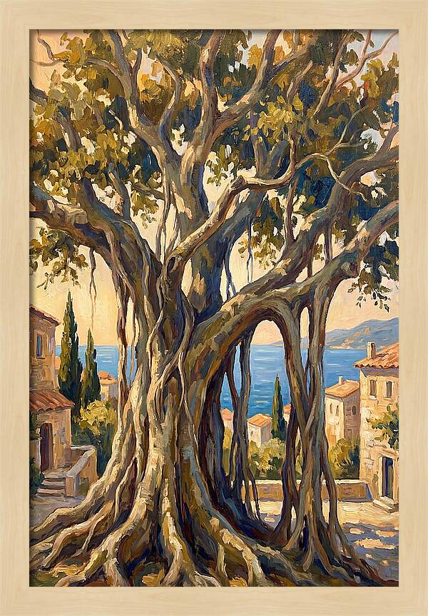 Banyan Tree By The Mediterranean