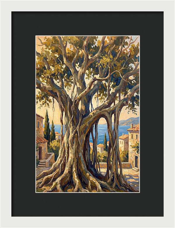 Banyan Tree By The Mediterranean