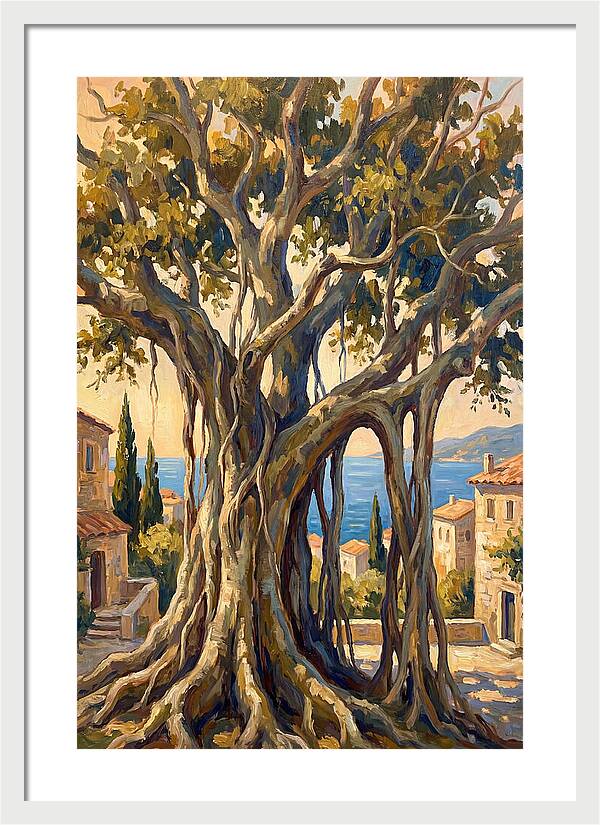 Banyan Tree By The Mediterranean