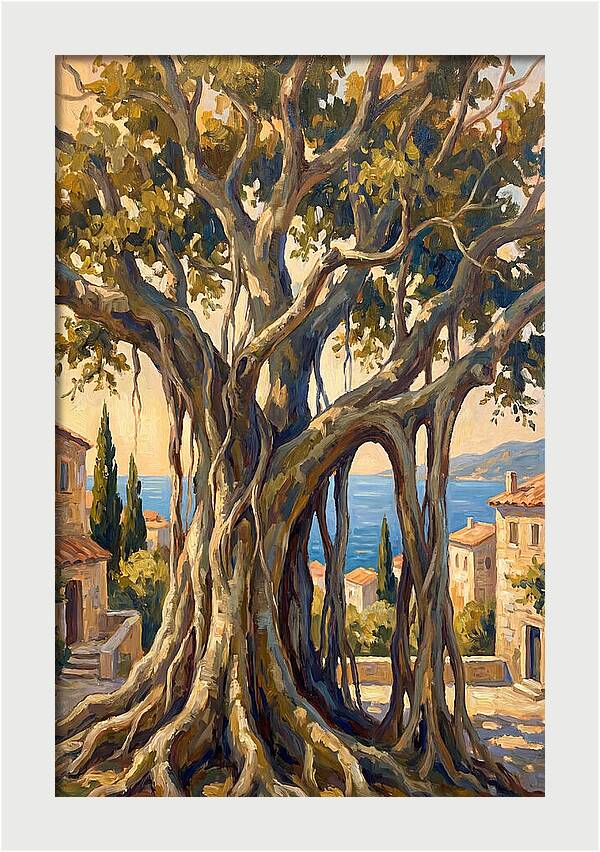 Banyan Tree By The Mediterranean