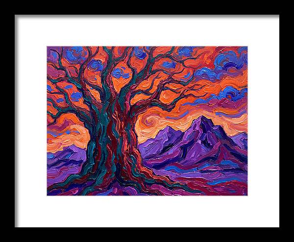 Baobab Tree At Dusk