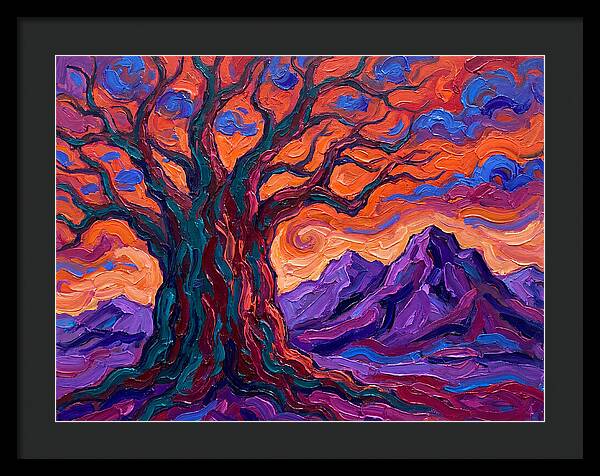 Baobab Tree At Dusk