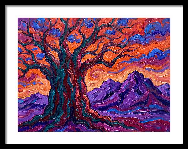 Baobab Tree At Dusk