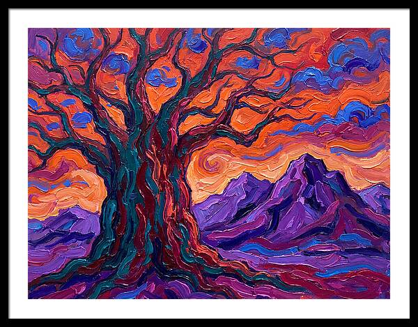 Baobab Tree At Dusk