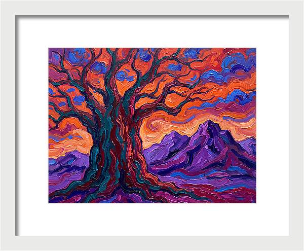 Baobab Tree At Dusk