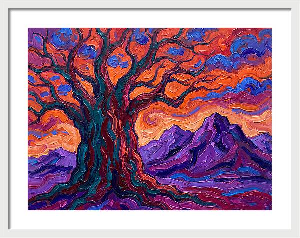 Baobab Tree At Dusk