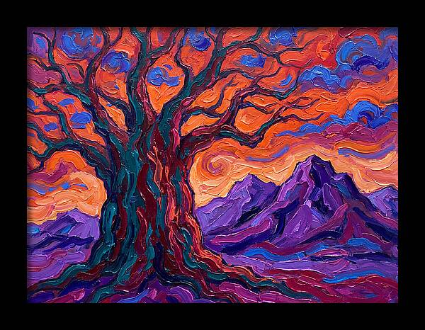 Baobab Tree At Dusk