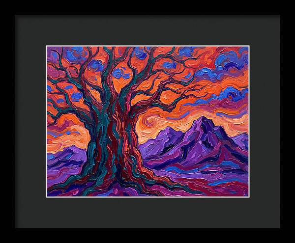 Baobab Tree At Dusk