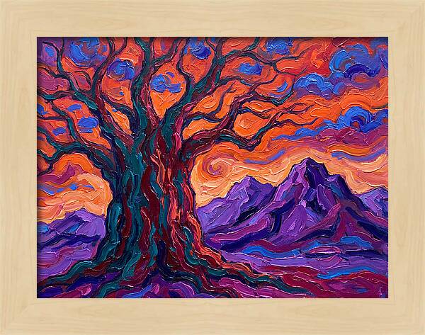 Baobab Tree At Dusk