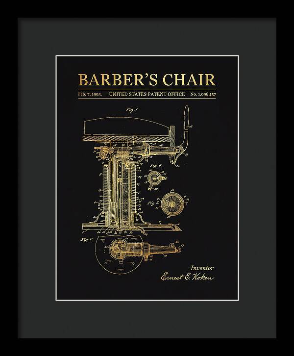 Barber's Chair Gold Patent Us1098157a
