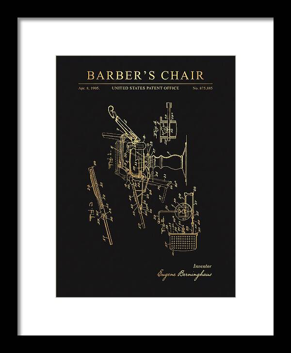 Barber's Chair Gold Patent Us875885a