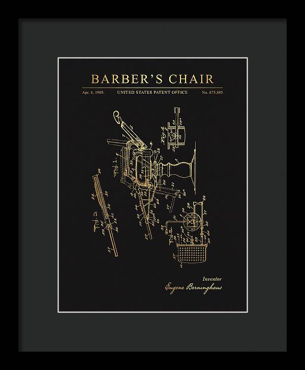 Barber's Chair Gold Patent Us875885a