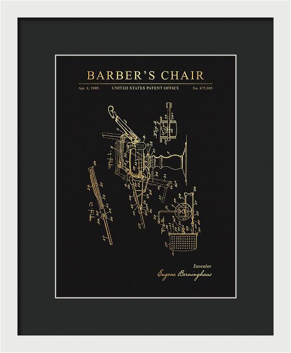 Barber's Chair Gold Patent Us875885a