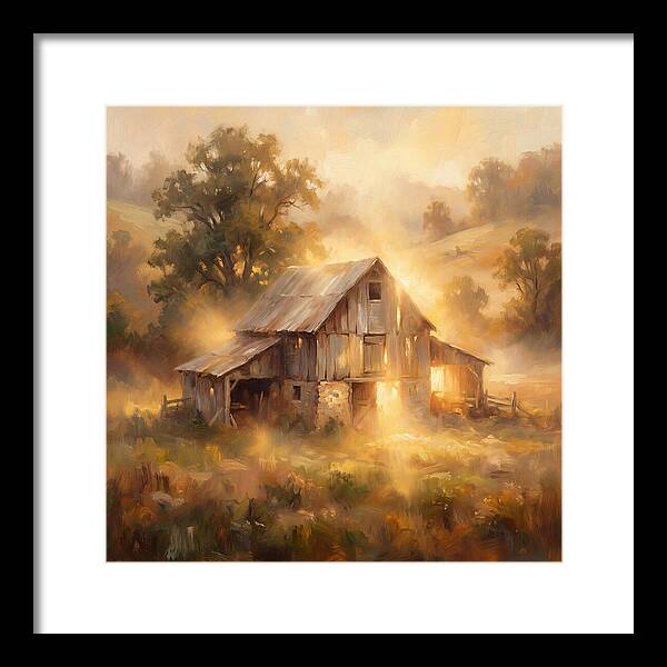 Barn At Dawn