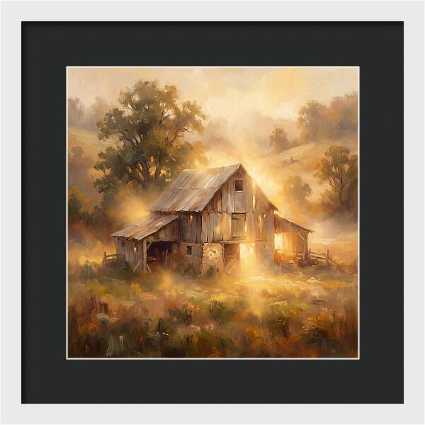 Barn At Dawn