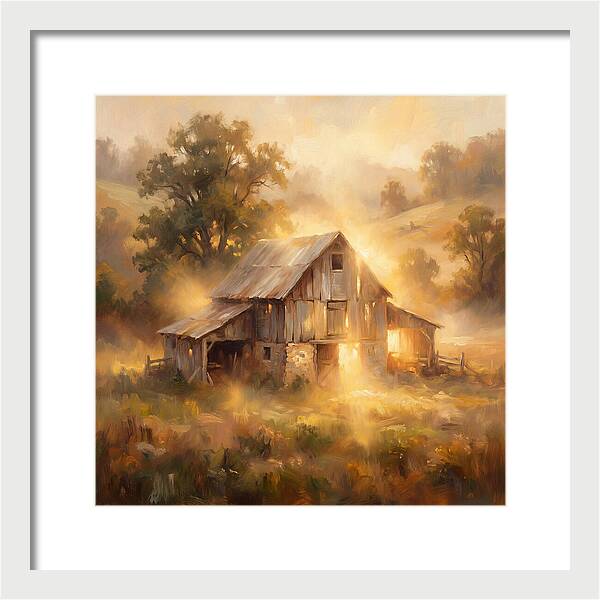 Barn At Dawn