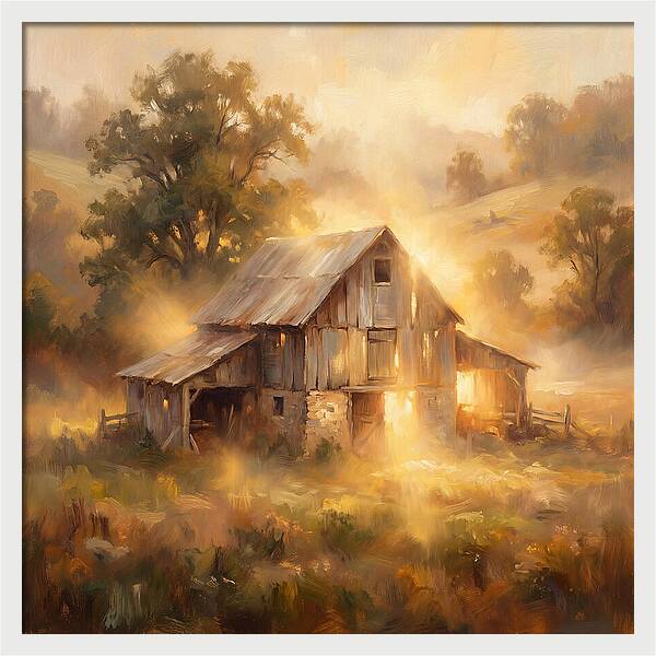 Barn At Dawn