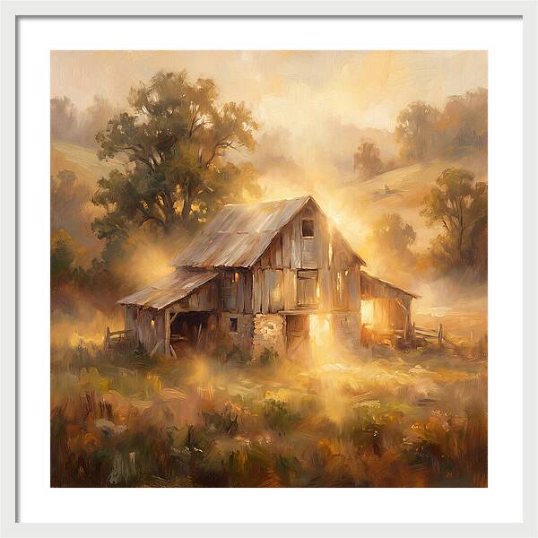 Barn At Dawn