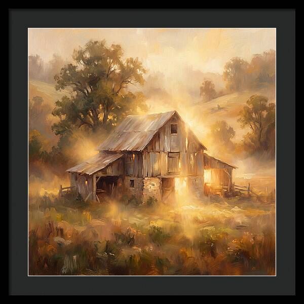 Barn At Dawn
