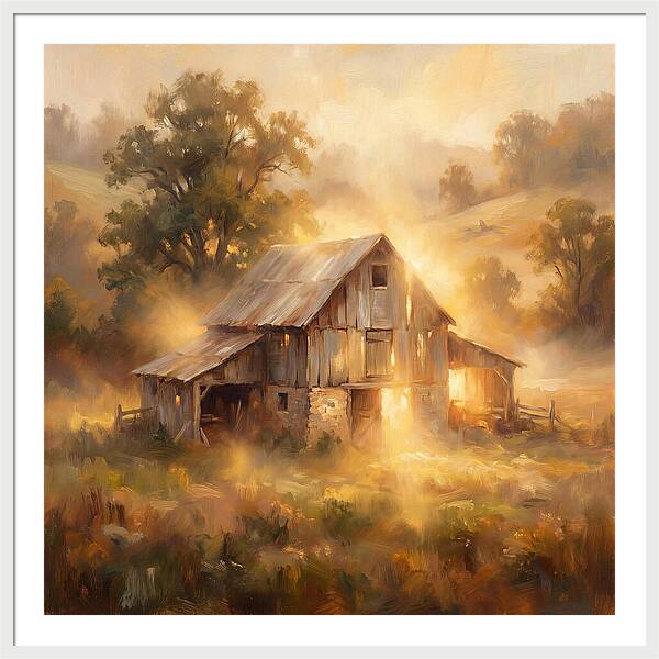 Barn At Dawn