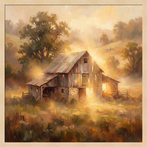 Barn At Dawn