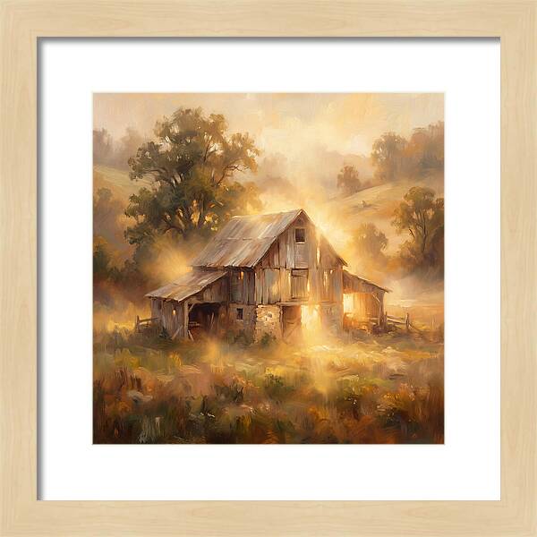 Barn At Dawn