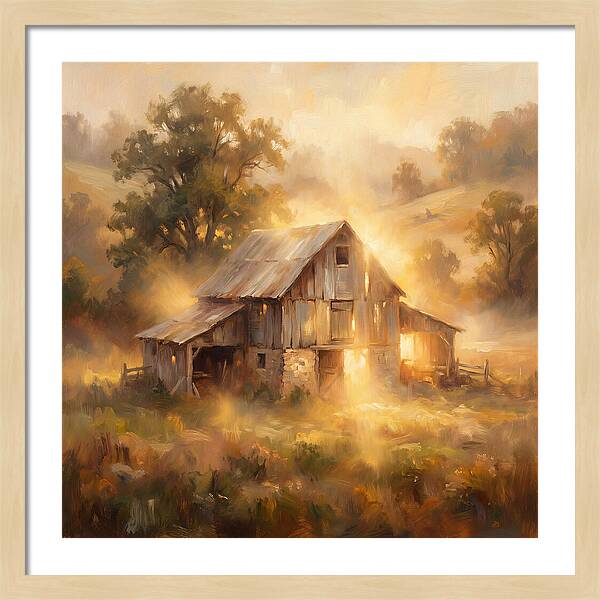 Barn At Dawn