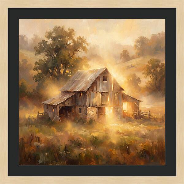 Barn At Dawn