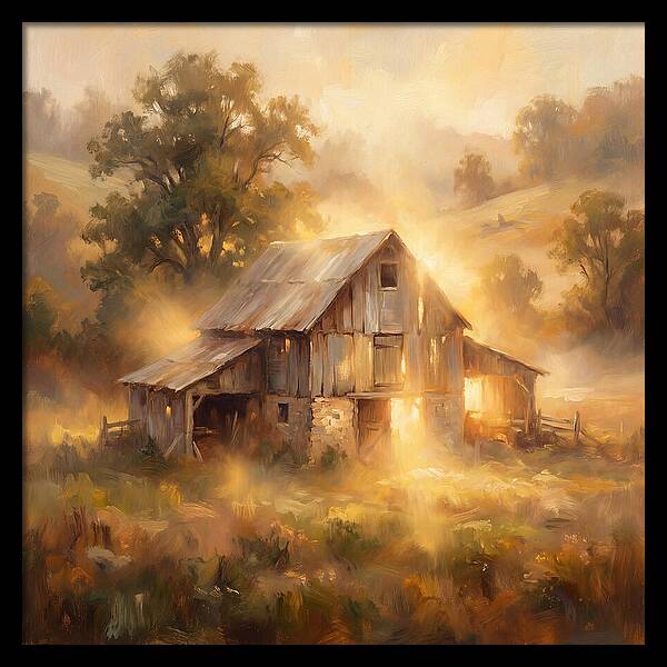 Barn At Dawn
