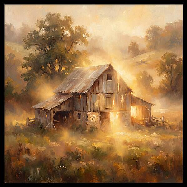 Barn At Dawn