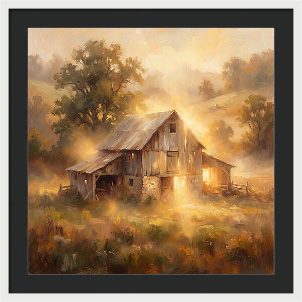 Barn At Dawn