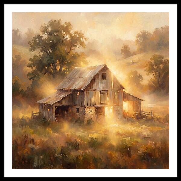 Barn At Dawn