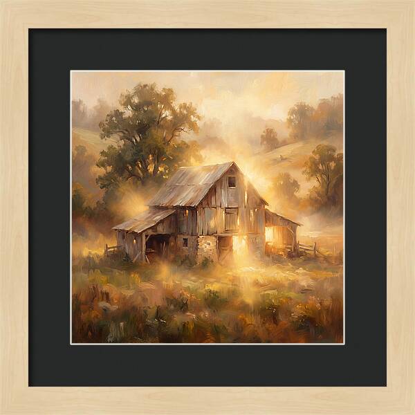 Barn At Dawn