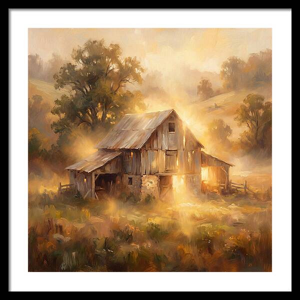 Barn At Dawn