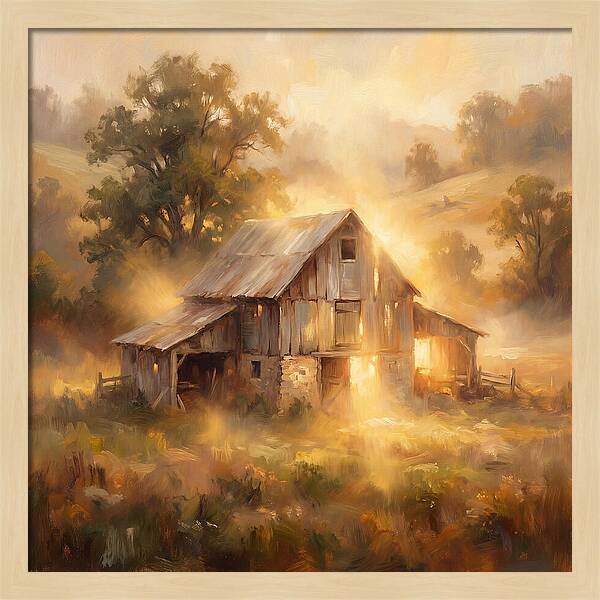 Barn At Dawn