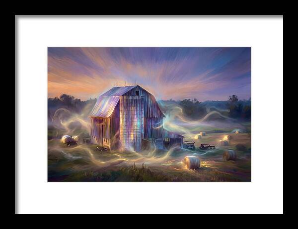 Barn At Dusk