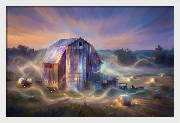 Barn At Dusk