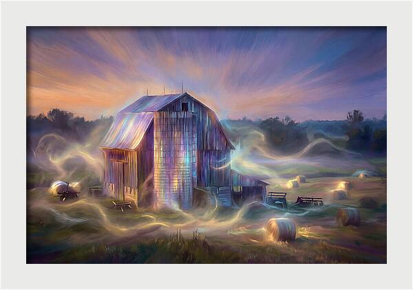 Barn At Dusk