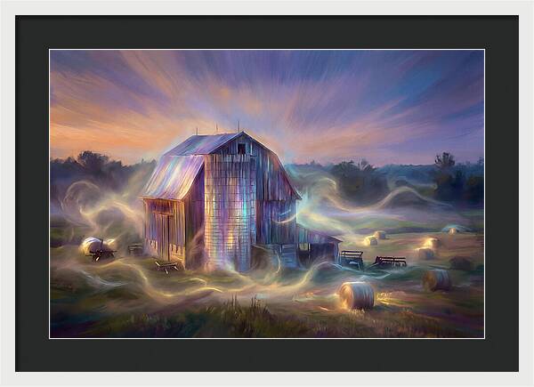 Barn At Dusk