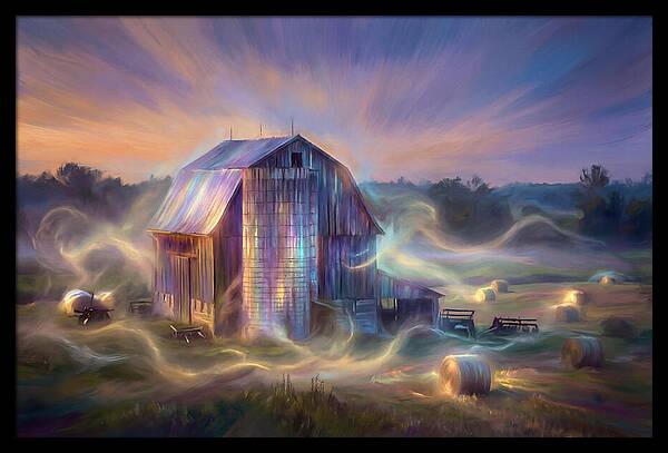 Barn At Dusk