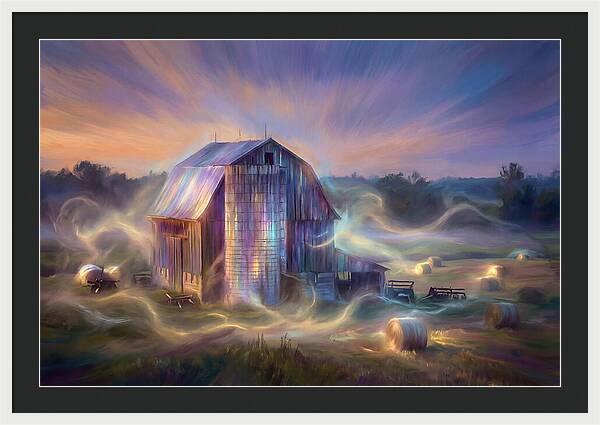 Barn At Dusk