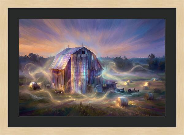 Barn At Dusk