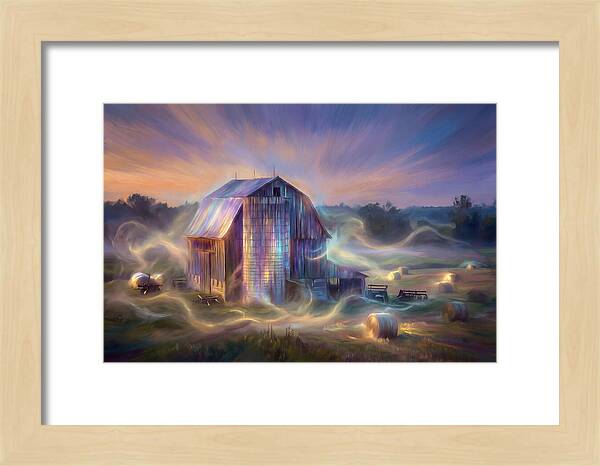 Barn At Dusk
