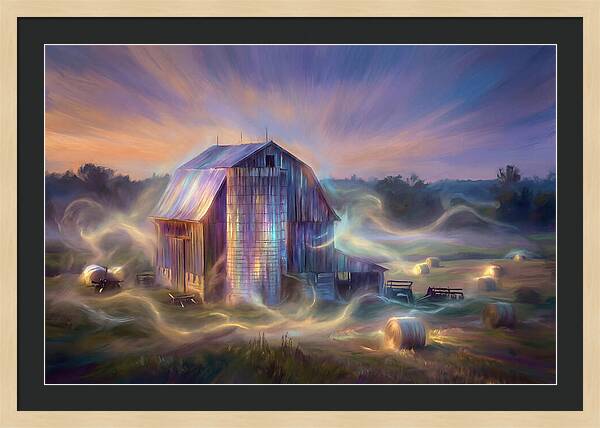 Barn At Dusk
