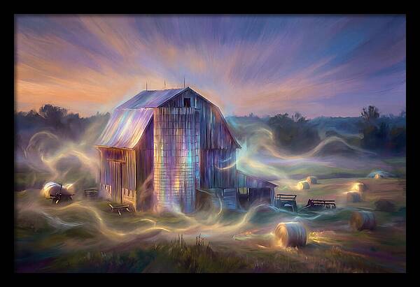 Barn At Dusk