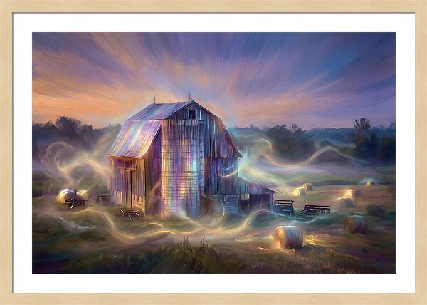 Barn At Dusk