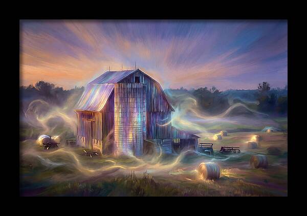 Barn At Dusk