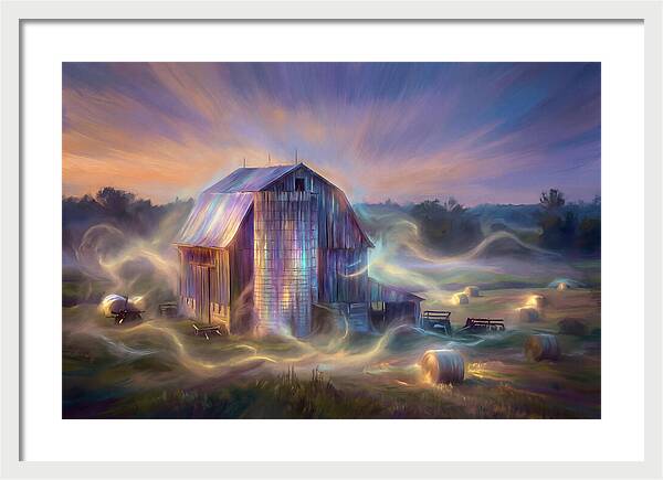 Barn At Dusk