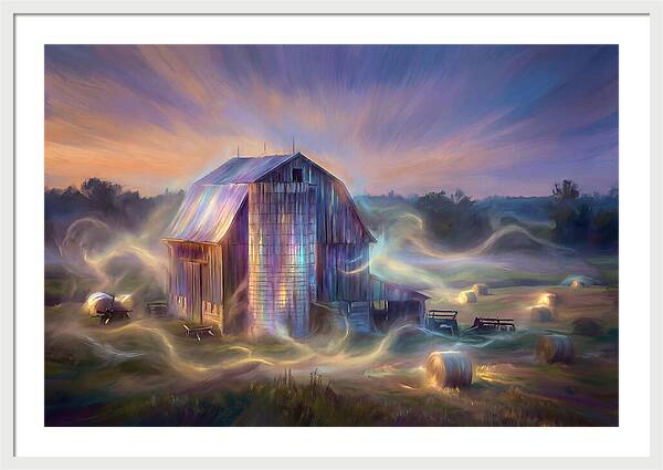 Barn At Dusk
