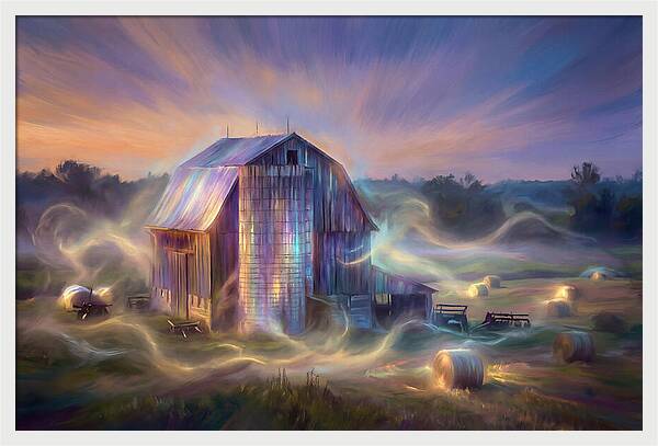 Barn At Dusk